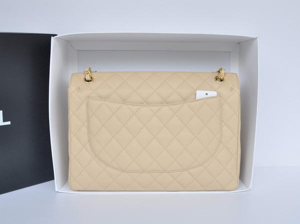 Hot Style Chanel Original Apricot Caviar Leather Jumbo Flap Bag A47600 Gold Hot Style Chanel Original Apricot Caviar Leather Jumbo Flap Bag A47600 Gold