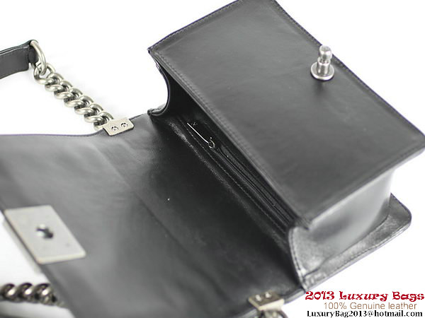 2013 Boy Chanel Flap Shoulder Bag Sheepskin Leather A67024 Black 2013 Boy Chanel Flap Shoulder Bag Sheepskin Leather A67024 Black