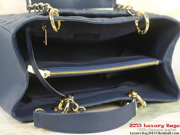 Chanel A50995 RoyalBlue Original Cannage Leather Shoulder Bag Gold Chanel A50995 RoyalBlue Original Cannage Leather Shoulder Bag Gold