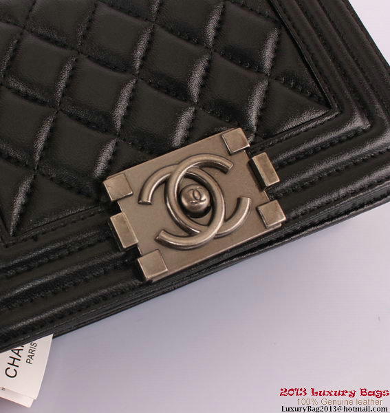 Twin Boy Chanel Flap Shoulder Bag Sheepskin Leather A67078 Black Twin Boy Chanel Flap Shoulder Bag Sheepskin Leather A67078 Black