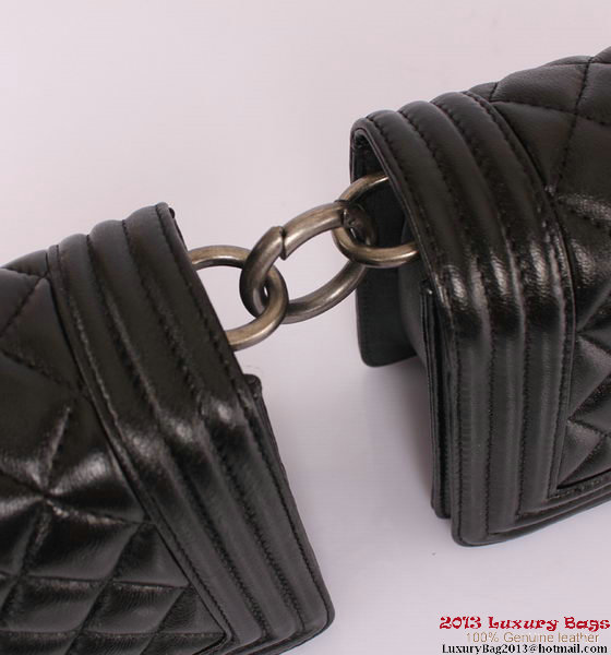 Twin Boy Chanel Flap Shoulder Bag Sheepskin Leather A67078 Black Twin Boy Chanel Flap Shoulder Bag Sheepskin Leather A67078 Black