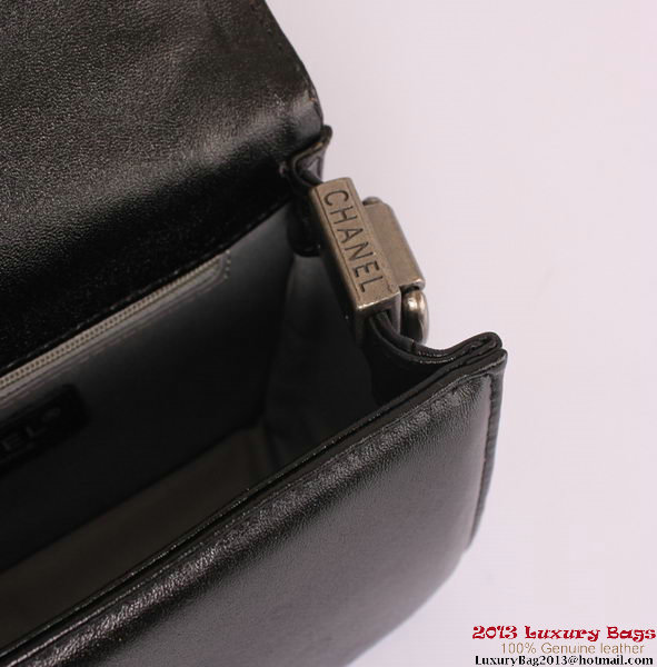 Twin Boy Chanel Flap Shoulder Bag Sheepskin Leather A67078 Black Twin Boy Chanel Flap Shoulder Bag Sheepskin Leather A67078 Black