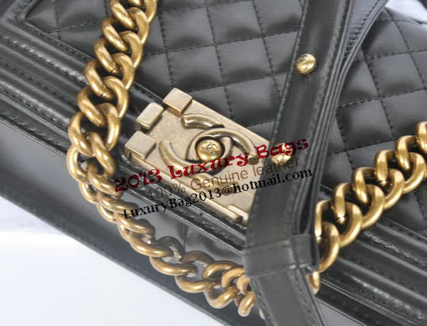 Boy Chanel Flap Shoulder Bag Original Sheepskin Leather A67086 Black Boy Chanel Flap Shoulder Bag Original Sheepskin Leather A67086 Black