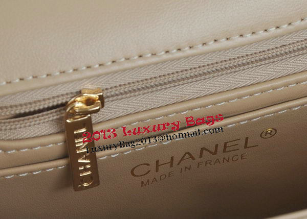 Chanel mini Classic Flap Bag Apricot Original Sheekskin CHA1115 Gold Chanel mini Classic Flap Bag Apricot Original Sheekskin CHA1115 Gold