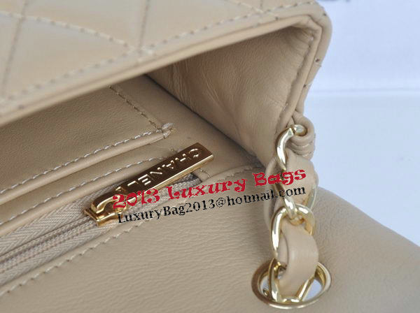 Chanel mini Classic Flap Bag Apricot Original Sheekskin CHA1116 Gold Chanel mini Classic Flap Bag Apricot Original Sheekskin CHA1116 Gold