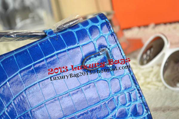 Hermes Kelly Clutch Bag Croco Leather K31 Royal Hermes Kelly Clutch Bag Croco Leather K31 Royal