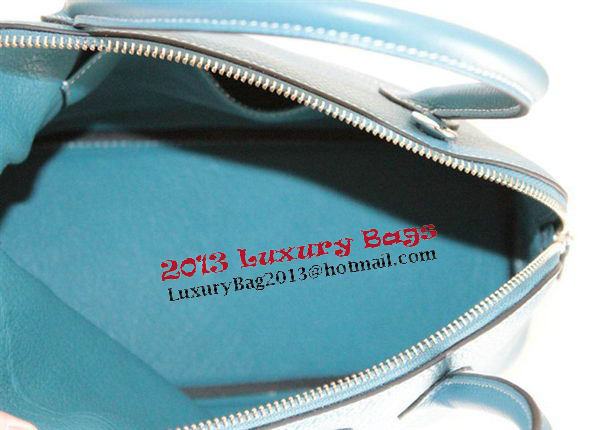 Hermes Bolide 37CM Calfskin Leather Tote Bags H509084 Blue Hermes Bolide 37CM Calfskin Leather Tote Bags H509084 Blue