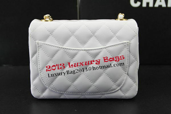 Chanel Classic MINI Flap Bag White Original Patent Leather CF1115 Gold Chanel Classic MINI Flap Bag White Original Patent Leather CF1115 Gold
