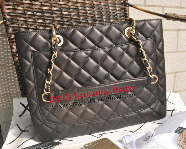 Chanel Classic Coco Bag Black GST Sheepskin Leather A50995 Gold Chanel Classic Coco Bag Black GST Sheepskin Leather A50995 Gold
