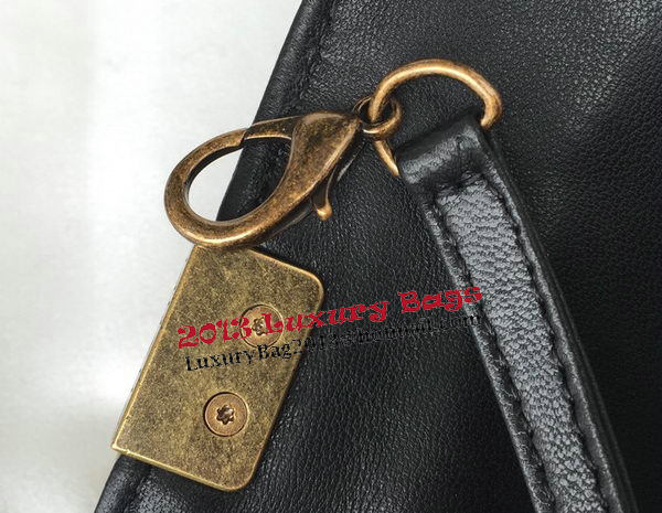 Chanel Boy Flap Shoulder Bag Original Black Sheepskin Leather A67087 Gold Chanel Boy Flap Shoulder Bag Original Black Sheepskin Leather A67087 Gold