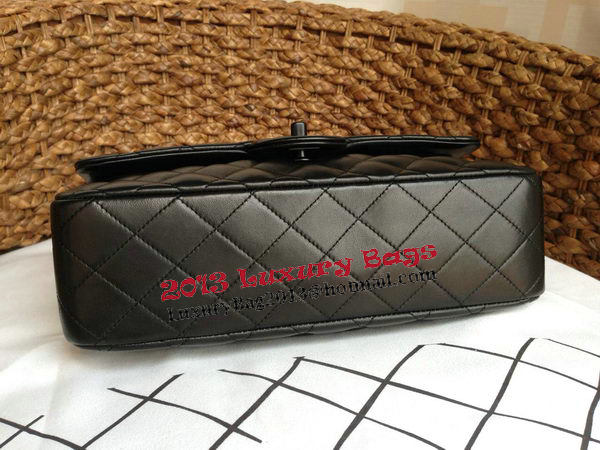 Chanel 2.55 Series Flap Bag Original Lambskin Leather A1112 Black Chanel 2.55 Series Flap Bag Original Lambskin Leather A1112 Black