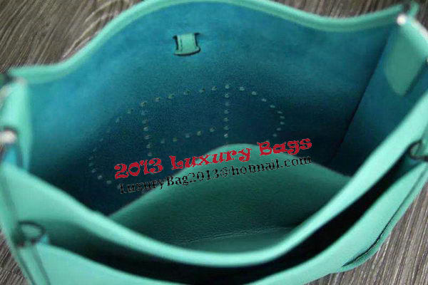 Hermes Evelyne 28cm Messenger Bag Original Leather H1188 Light Green Hermes Evelyne 28cm Messenger Bag Original Leather H1188 Light Green