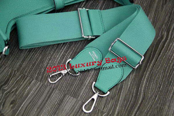 Hermes Evelyne 28cm Messenger Bag Original Leather H1188 Light Green Hermes Evelyne 28cm Messenger Bag Original Leather H1188 Light Green