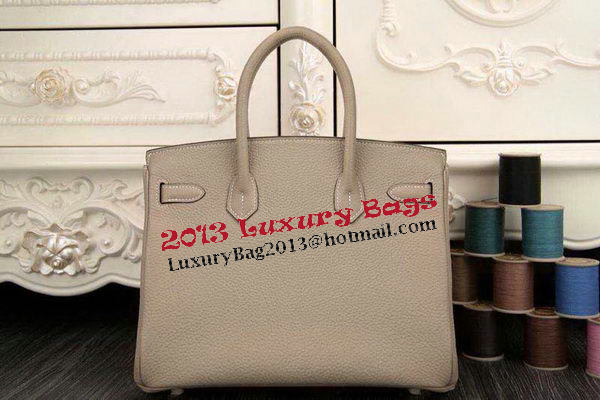 Hermes Birkin 35CM 30CM Tote Bag Original Leather HB35O Grey Hermes Birkin 35CM 30CM Tote Bag Original Leather HB35O Grey