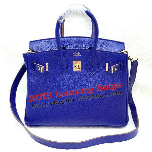 Hermes Birkin 25CM Tote Bag Original Leather H25T Royal Hermes Birkin 25CM Tote Bag Original Leather H25T Royal