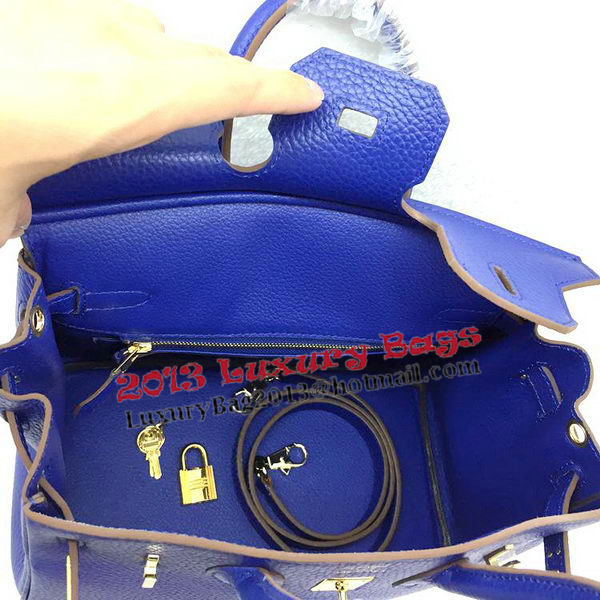 Hermes Birkin 25CM Tote Bag Original Leather H25T Royal Hermes Birkin 25CM Tote Bag Original Leather H25T Royal
