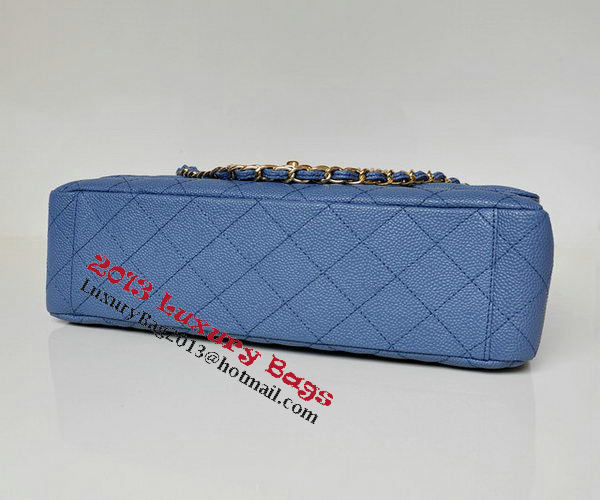 Chanel Maxi Quilted Classic Flap Bag Blue Cannage Patterns A58601 Gold Chanel Maxi Quilted Classic Flap Bag Blue Cannage Patterns A58601 Gold