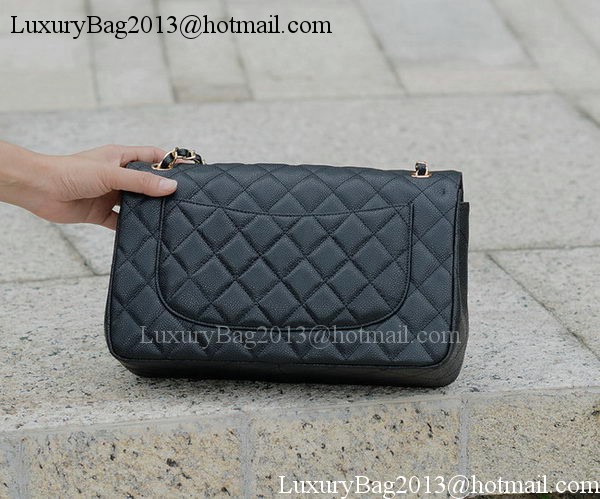 Chanel Jumbo Classic Black Cannage Pattern Flap Bag A58600 Gold Chanel Jumbo Classic Black Cannage Pattern Flap Bag A58600 Gold