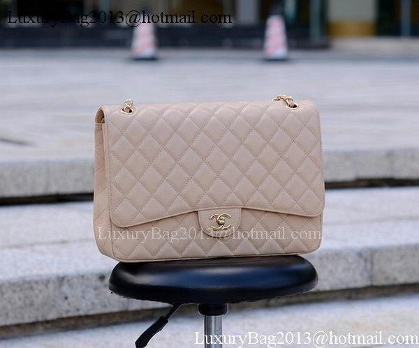 Chanel Maxi Quilted Classic Flap Bag Apricot Cannage Pattern A58601 Gold Chanel Maxi Quilted Classic Flap Bag Apricot Cannage Pattern A58601 Gold