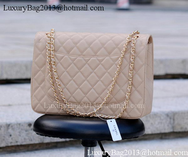 Chanel Maxi Quilted Classic Flap Bag Apricot Cannage Pattern A58601 Gold Chanel Maxi Quilted Classic Flap Bag Apricot Cannage Pattern A58601 Gold