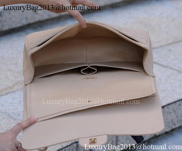 Chanel Maxi Quilted Classic Flap Bag Apricot Cannage Pattern A58601 Gold Chanel Maxi Quilted Classic Flap Bag Apricot Cannage Pattern A58601 Gold