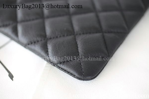 Boy Chanel Chevron Black Calfskin Leather Clutch A69253 Boy Chanel Chevron Black Calfskin Leather Clutch A69253