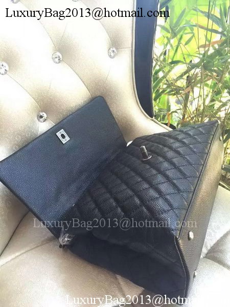 Chanel Classic Top Handle Bag Original Cannage Pattern A95168 Black Chanel Classic Top Handle Bag Original Cannage Pattern A95168 Black