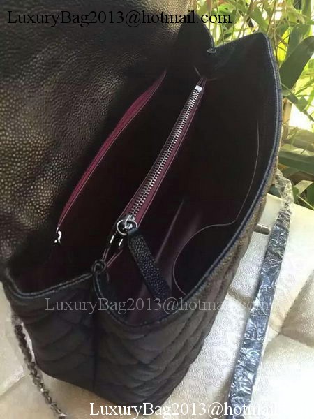 Chanel Classic Top Handle Bag Original Cannage Pattern A95168 Black Chanel Classic Top Handle Bag Original Cannage Pattern A95168 Black