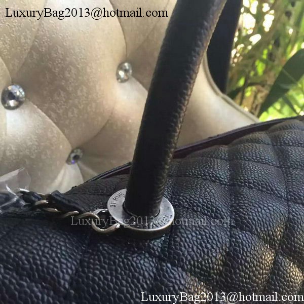 Chanel Classic Top Handle Bag Original Cannage Pattern A95168 Black Chanel Classic Top Handle Bag Original Cannage Pattern A95168 Black