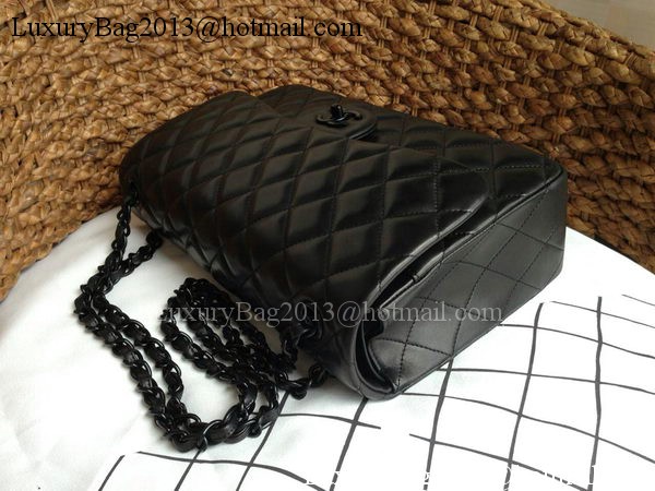 Chanel Classic Flap Bag Original Lambskin Leather A1113 Black Chanel Classic Flap Bag Original Lambskin Leather A1113 Black