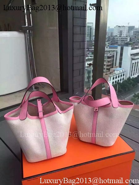 Hermes Picotin Lock 18cm Bag Canvas HPL8618T Sakura Hermes Picotin Lock 18cm Bag Canvas HPL8618T Sakura