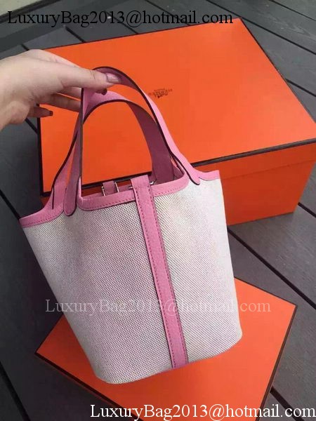 Hermes Picotin Lock 18cm Bag Canvas HPL8618T Sakura Hermes Picotin Lock 18cm Bag Canvas HPL8618T Sakura