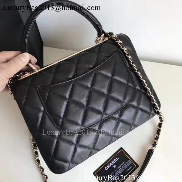 Chanel Classic Top Flap Bag Black Original Sheepskin Leather A92236 Gold Chanel Classic Top Flap Bag Black Original Sheepskin Leather A92236 Gold