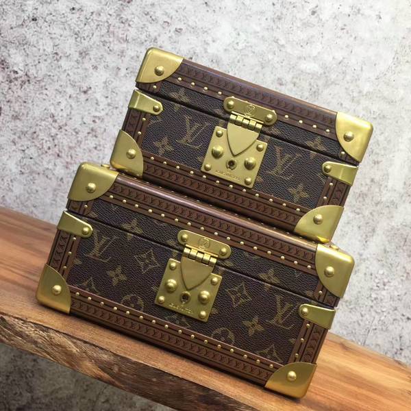 Louis Vuitton Monogram Canvas Treasure Box 40666 Marroon Louis Vuitton Monogram Canvas Treasure Box 40666 Marroon