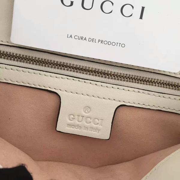Gucci GG Marmont Sheenskin Shoulder Bag 443497A While Gucci GG Marmont Sheenskin Shoulder Bag 443497A While