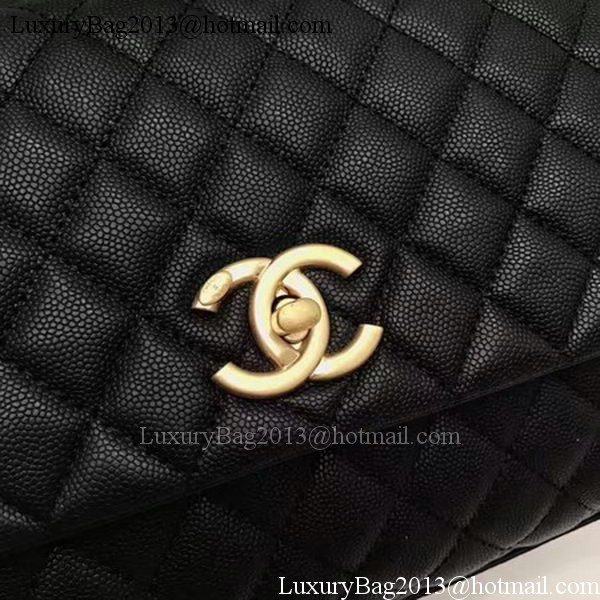 Chanel Classic Top Handle Bag Black Sheepskin Leather A92991 Gold Chanel Classic Top Handle Bag Black Sheepskin Leather A92991 Gold