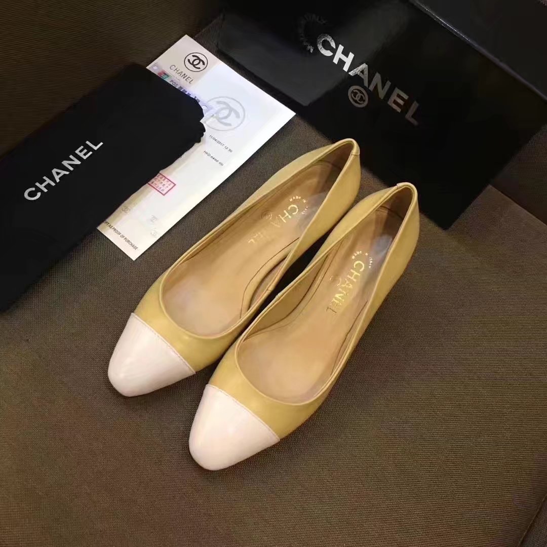 Chanel Pump Leather CH2146 Camel Chanel Pump Leather CH2146 Camel