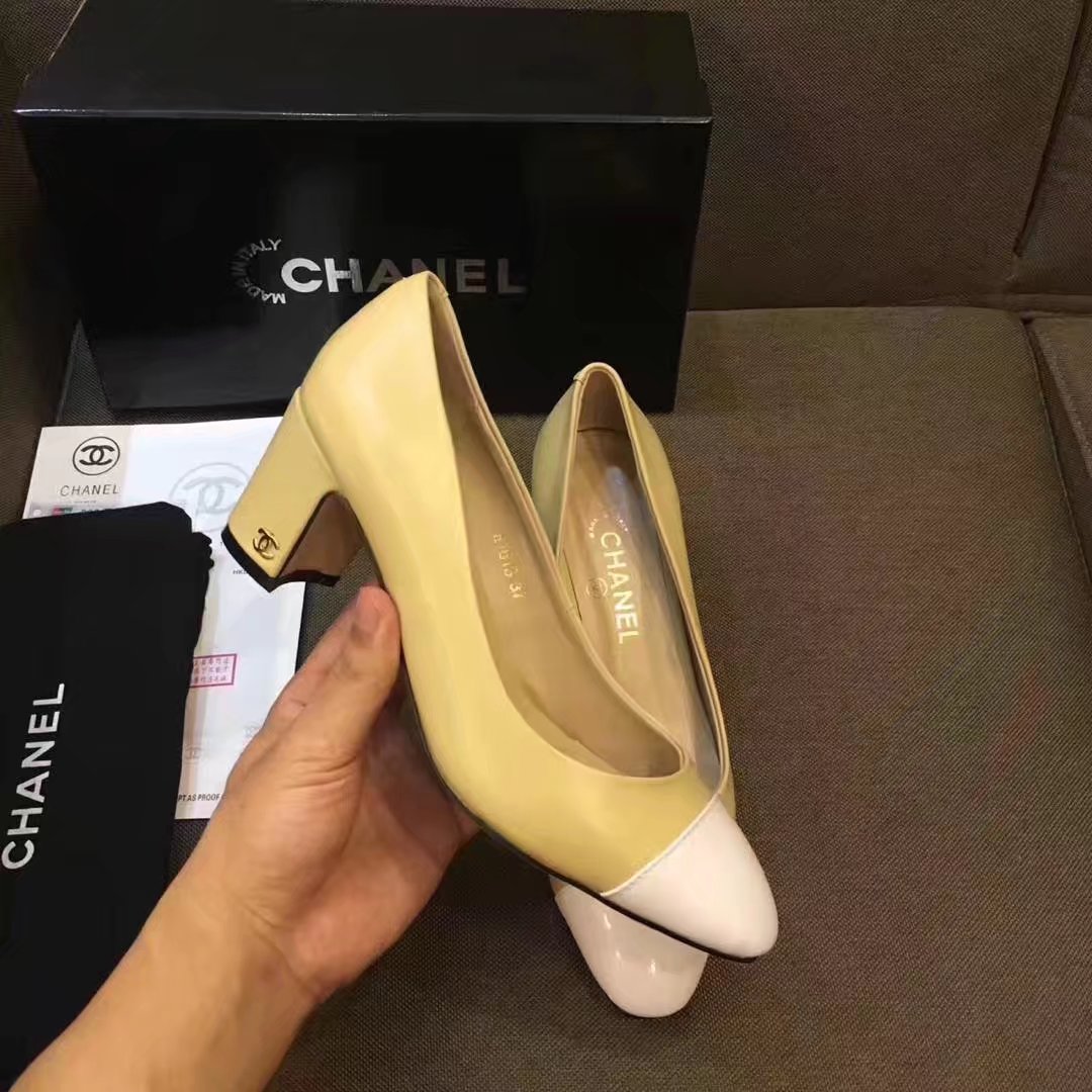 Chanel Pump Leather CH2146 Camel Chanel Pump Leather CH2146 Camel