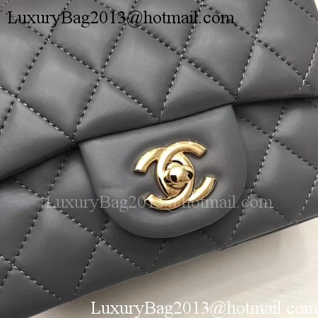 Chanel Classic MINI Flap Bag Original Sheepskin Leather A1115 Grey Chanel Classic MINI Flap Bag Original Sheepskin Leather A1115 Grey