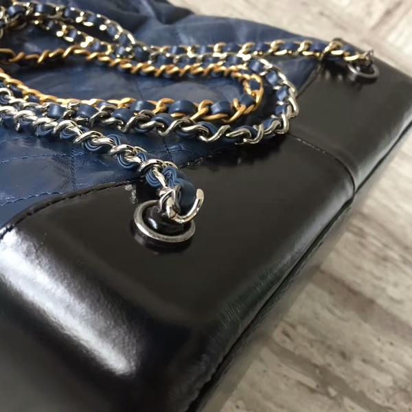 Chanel Sheepskin Leather Backpack 93825 Blue Chanel Sheepskin Leather Backpack 93825 Blue