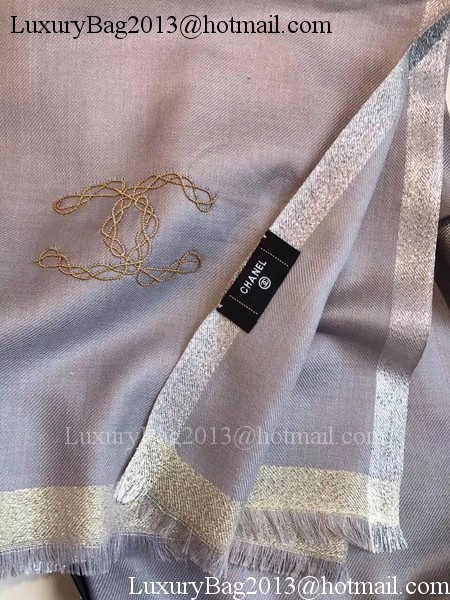 Chanel Scarf CC2837 Grey Chanel Scarf CC2837 Grey