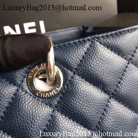 Chanel LE Boy Grand Shopping Tote Bag GST Royal Cannage Pattern A50995 Silver Chanel LE Boy Grand Shopping Tote Bag GST Royal Cannage Pattern A50995 Silver