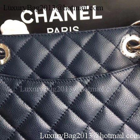 Chanel LE Boy Grand Shopping Tote Bag GST Royal Cannage Pattern A50995 Silver Chanel LE Boy Grand Shopping Tote Bag GST Royal Cannage Pattern A50995 Silver