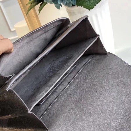 Yves Saint Laurent Leather Cross-body Shoulder Bag Y8005 Grey Yves Saint Laurent Leather Cross-body Shoulder Bag Y8005 Grey