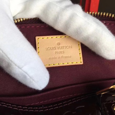 Louis Vuitton Monogram Vernis Alma BB M91606 Brown Louis Vuitton Monogram Vernis Alma BB M91606 Brown