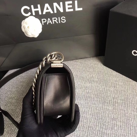Boy Chanel Flap Shoulder Bag Sheepskin Leather A67085 Black Boy Chanel Flap Shoulder Bag Sheepskin Leather A67085 Black