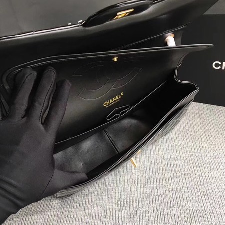 Chanel Classic Flap Bag Original Leather A1113 Black Chanel Classic Flap Bag Original Leather A1113 Black