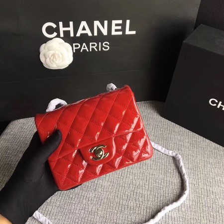 Chanel Classic Flap mini Bag Original Leather A1115 Red Chanel Classic Flap mini Bag Original Leather A1115 Red