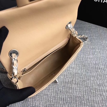 Chanel Classic Flap mini Bag Original Leather A1117 Apricot Chanel Classic Flap mini Bag Original Leather A1117 Apricot