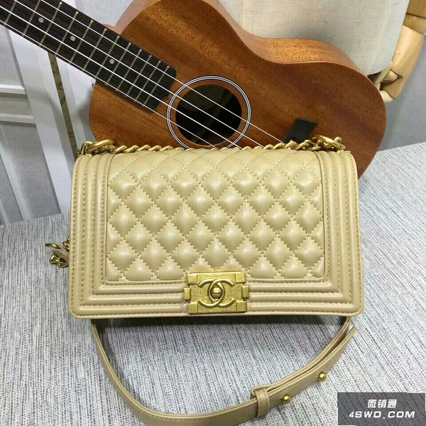 Boy Chanel Flap Shoulder Bag Sheepskin Leather 67086A Camel Boy Chanel Flap Shoulder Bag Sheepskin Leather 67086A Camel